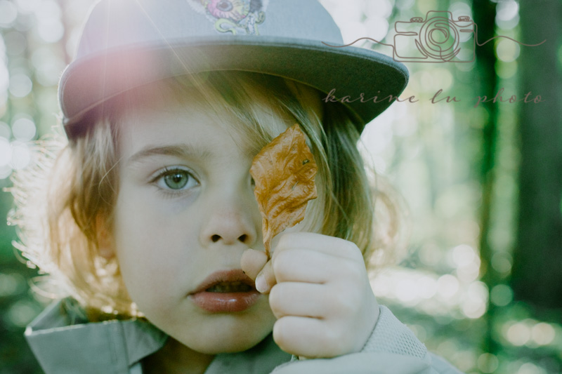 photographie enfant en nature forêt à Fribourg
