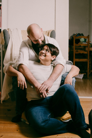 séance photo couple studio à domicile shooting