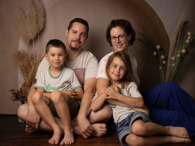 séance photo famille studio shooting