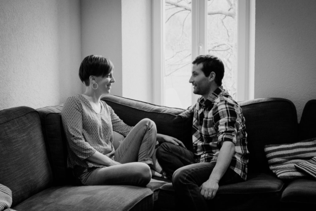 séance photo couple studio à domicile shooting