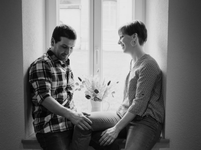 séance photo couple studio à domicile shooting